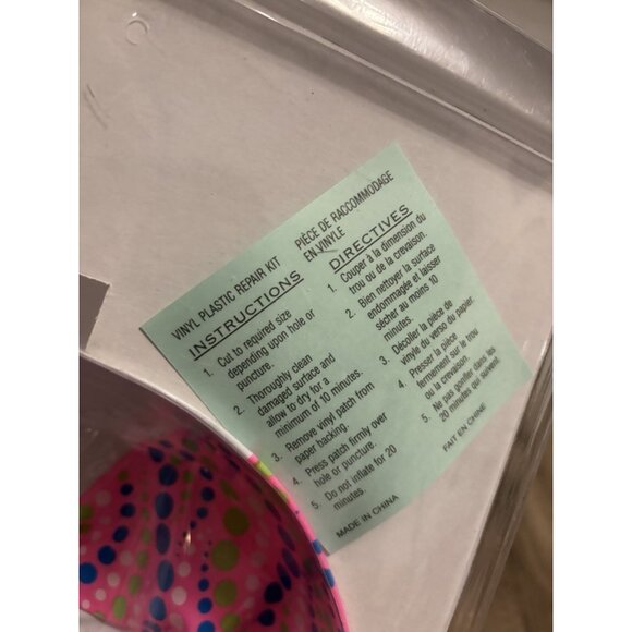 Vintage 1991 Inflatable Wobbly Ball Grand Toys Fun First - Picture 6 of 10